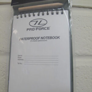 Brand New Waterproof Note book incl Pencil