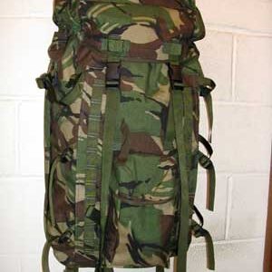 New Genuine Issue 100 Ltr British Army DPM Bergen I-R-R (without side pouches) Short + Long Back