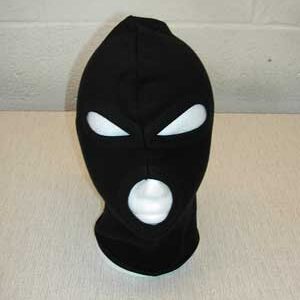 New 3 Hole Black Cotton Balaclava
