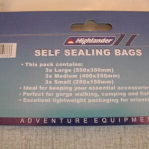Pack of 6 Self Sealing Bags