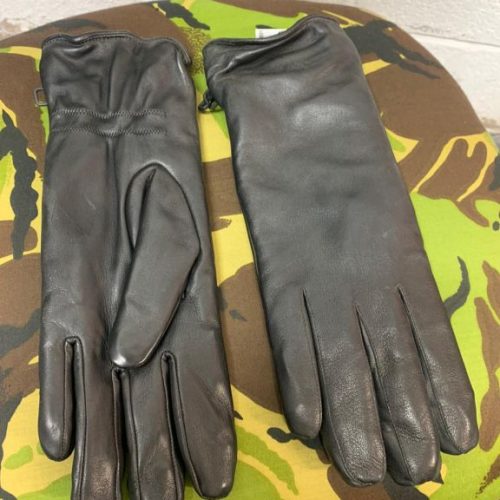 Genuine British Army Gortex Lined Black Leather Gloves (prices from £20)