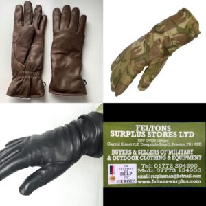 Gotex Lined British Army Gloves (From £20.00 Pair)