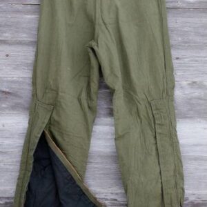 Cold War era military chemical trousers.