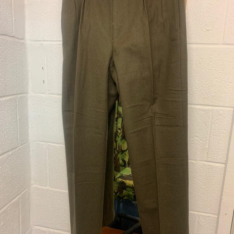 Genuine 1950s vintage battle dress wool serge trousers good sizes