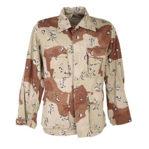ORIGINAL 1990s is army gulf issue BDU choc chip pattern shirt/ COAT.