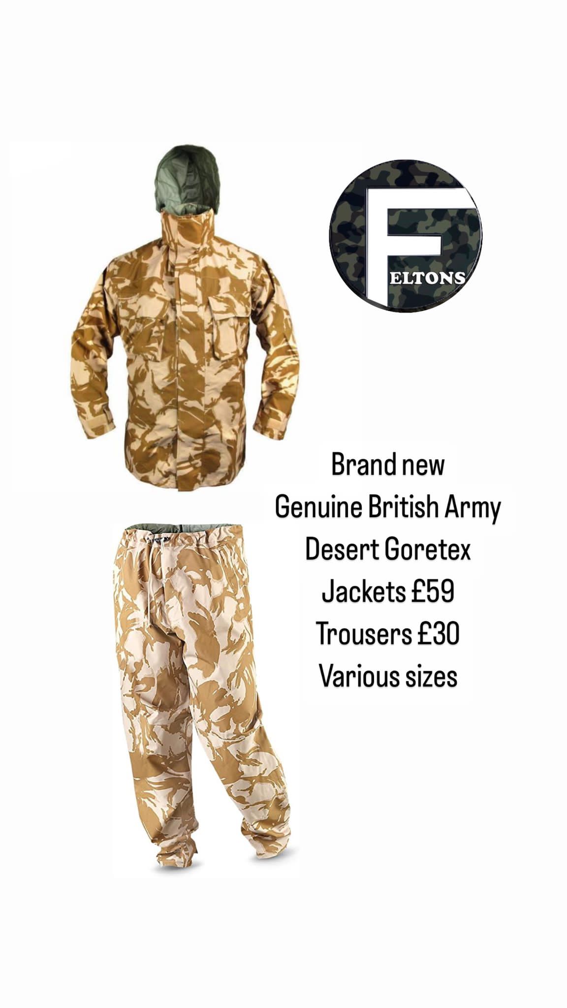 Army Black Wet Weather Goretex Waterproof Over Trousers