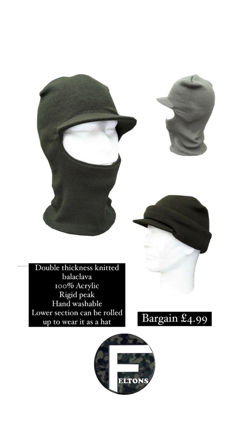 Double Knitted Balaclava