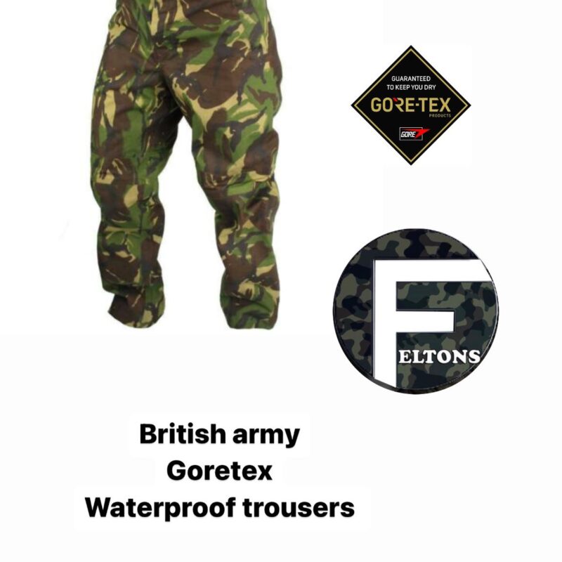 British army gore-tex trousers are genuine UK military surplus