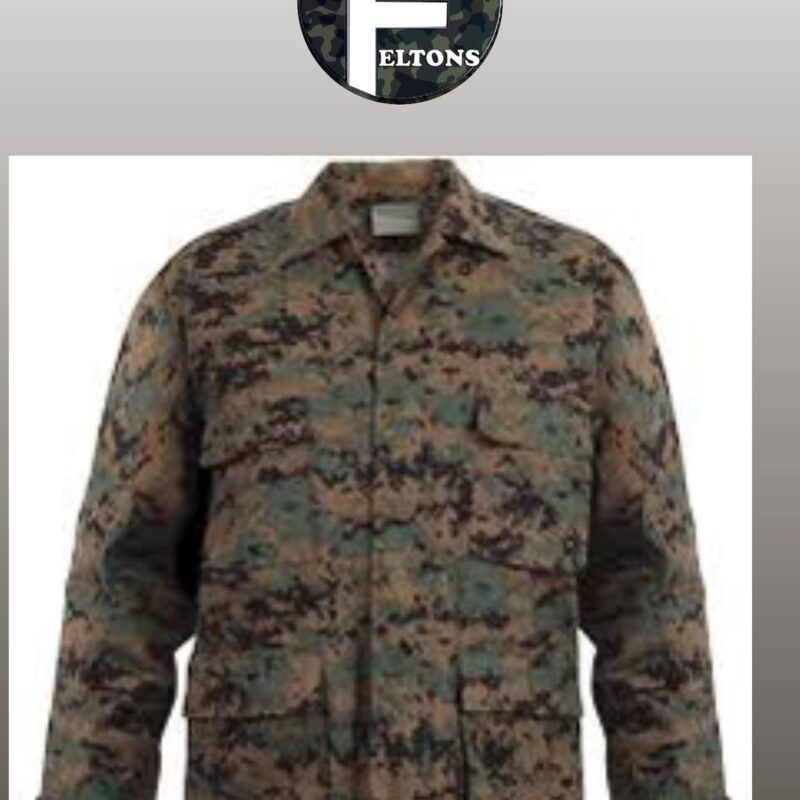 American US Army Genuine Issue Used Digital Woodland Camouflage - Military BDU Shirts