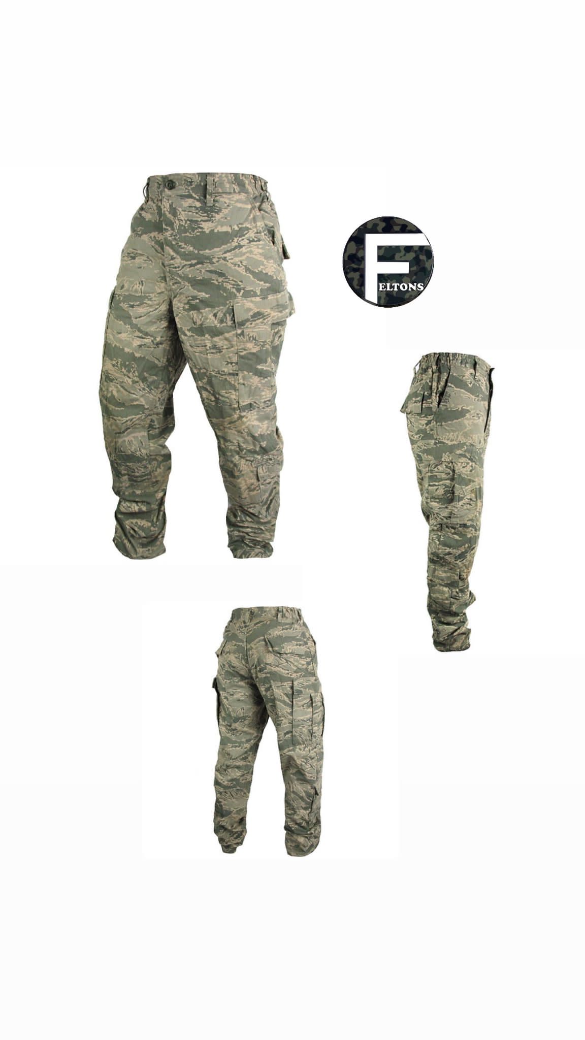 Air Force ABU Airmen Battle Uniform Digital Tiger Stripe WOMEN/FEMALE
