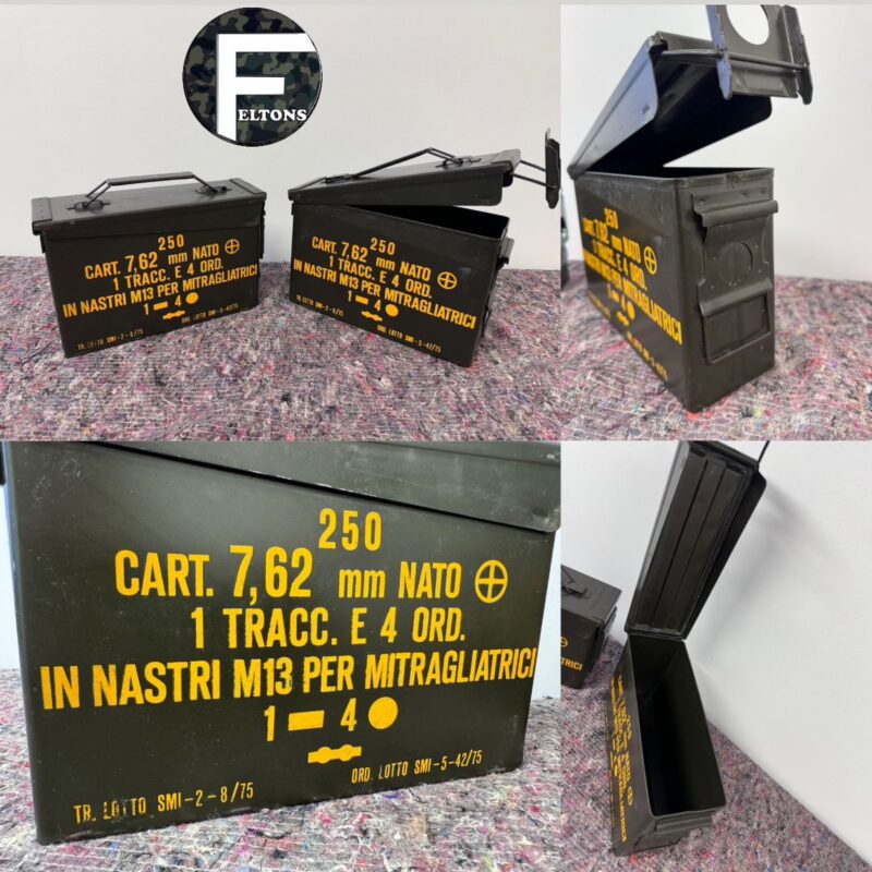 Genuine Ex Military 30 Cal Ammunition Storage Box