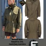 Genuine Austrian Bundesheer jacket/parka with Gore-Tex® or Sympatex® membrane