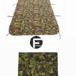 New Authentic Dutch Army Issue Woodland Camouflage Poncho Liner/woobie