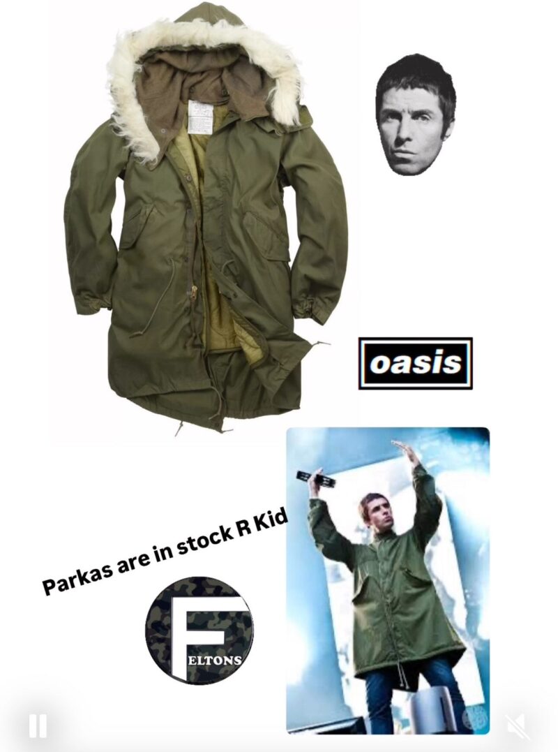 Genuine U.S. Army M-65 Fishtail Parkas