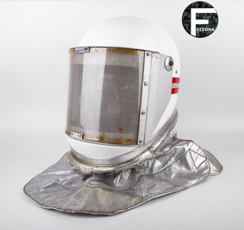 vBritish RAF Fire & Rescue Firefighters MK3 Helmets