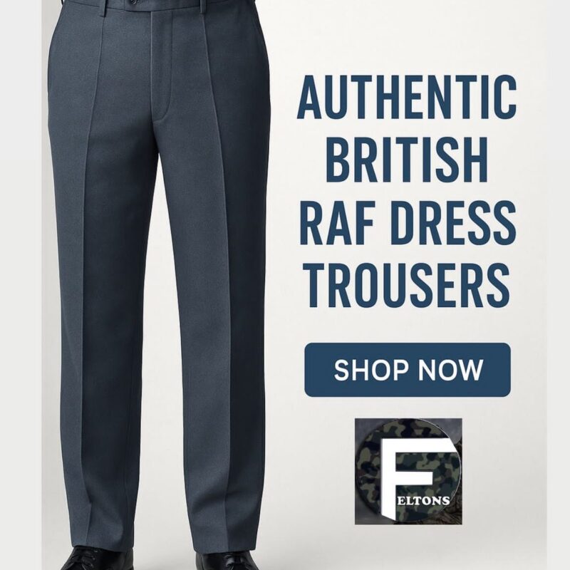 British RAF Dress Trousers – Authentic Military Uniform