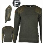 Original German army pullover olive green