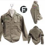 Vintage Dutch military field shirt.
