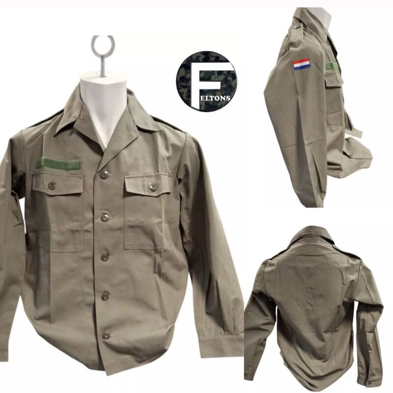 Vintage Dutch military field shirt.