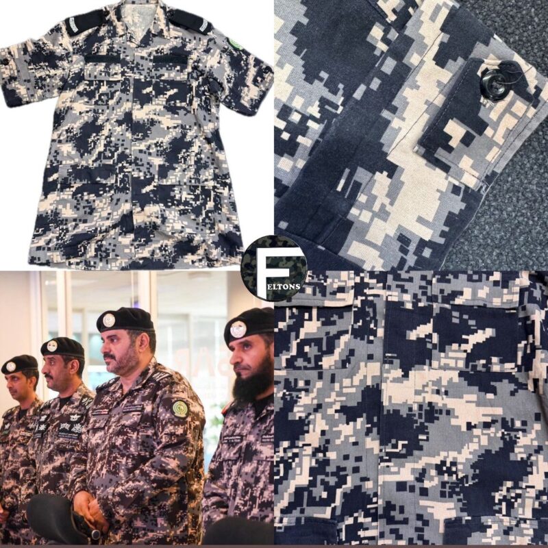 Saudi facilities security forces shirts