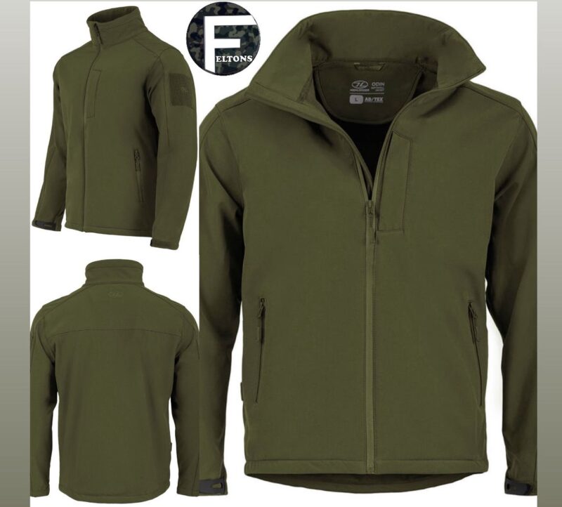Waterproof Softshell Jacket Olive Green XL & 2XL Only