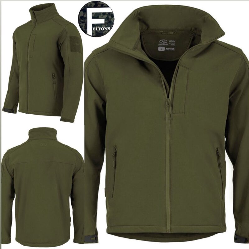 Waterproof Softshell Jacket Olive Green XL & 2XL Only