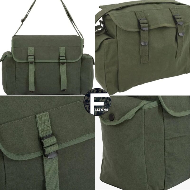 Green shoulder bag