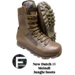 Dutch Army Meindl Jungle Combat Boots, brown