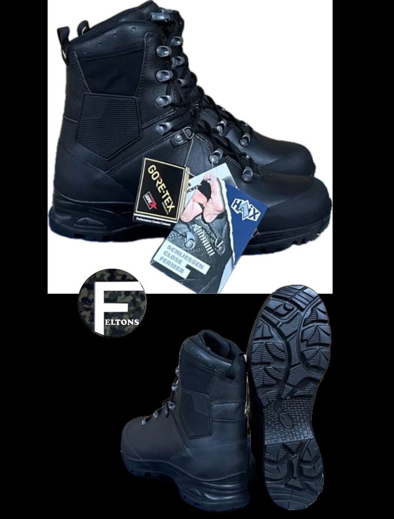 GENUINE Dutch HAIX MONDO BOOTS GORETEX LEATHER BLACK