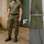 Genuine Dutch Army Issue Herringbone Combat Trousers – Vintage Military Surplus