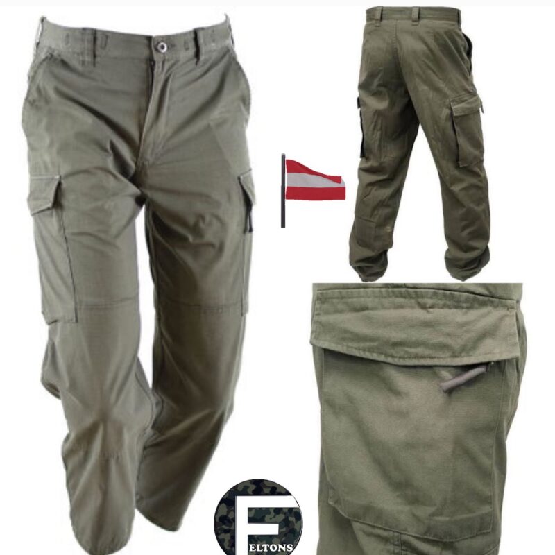 Austrian army ripstop combat trousers
