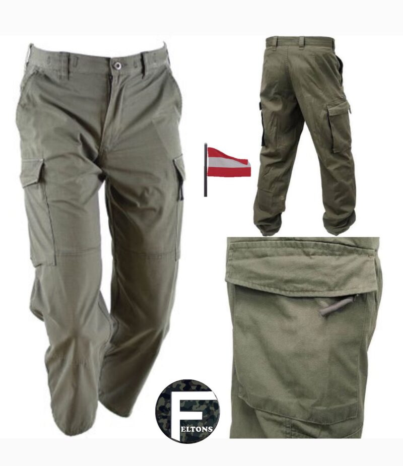 Austrian army ripstop combat trousers