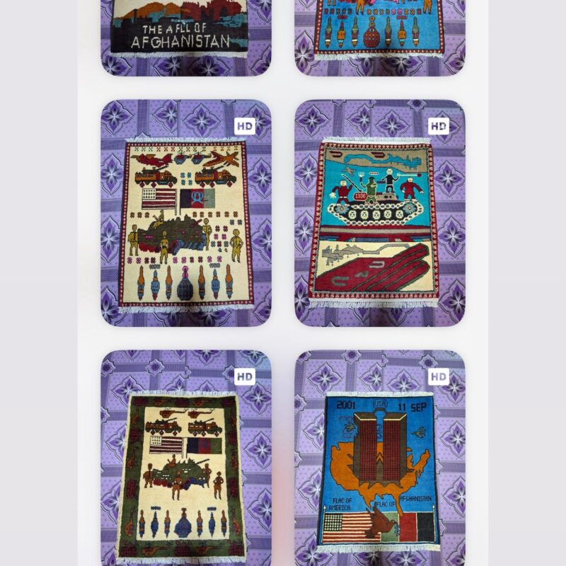 Genuine Afghan War Rugs – 80cm x 60cm