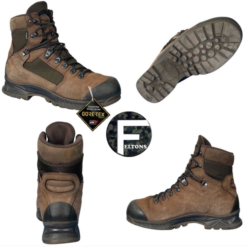 German Army Meindl MD Rock GORE-TEX Military Combat Boots (Pre-Worn)
