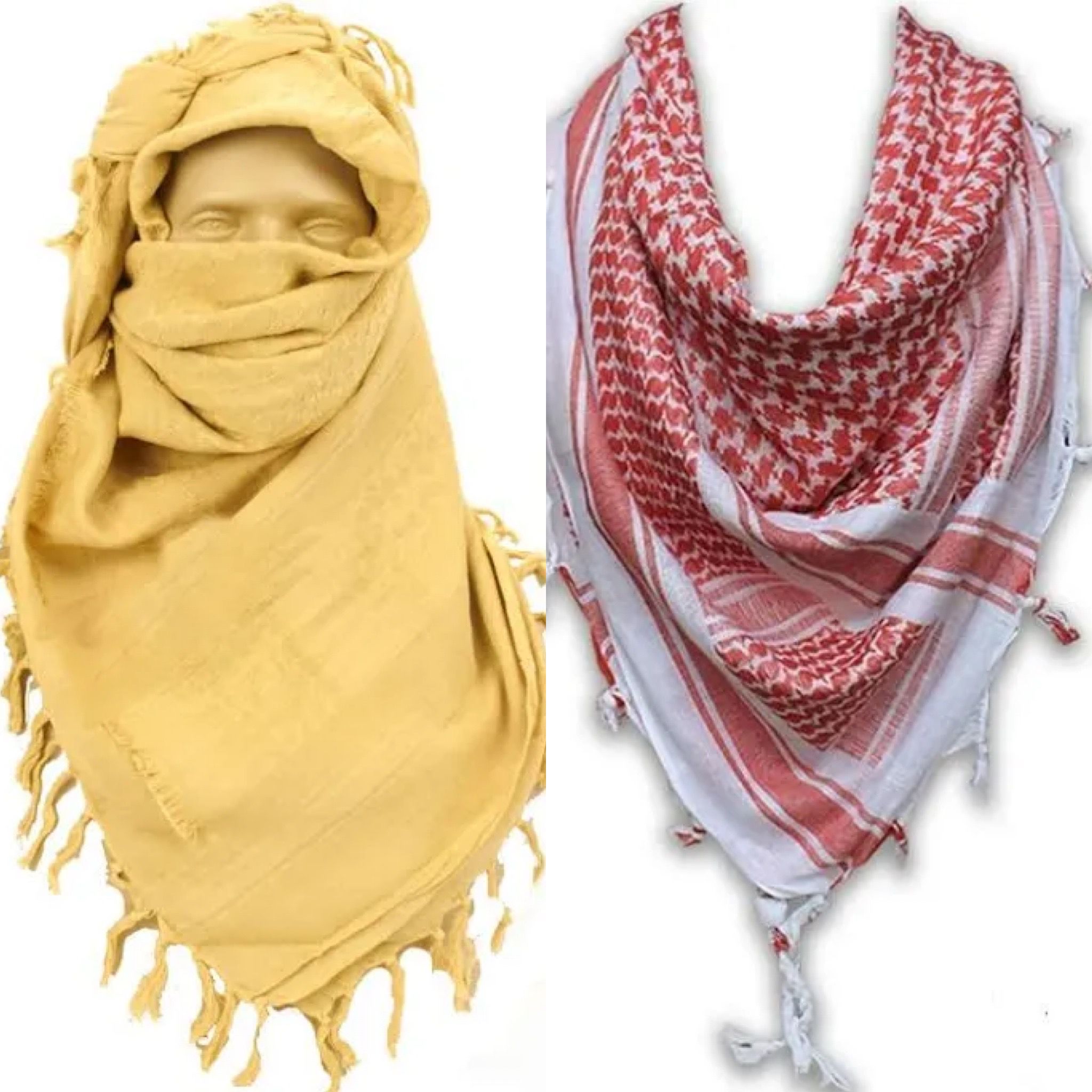 Lightweight Cotton Shemagh Scarf (New)