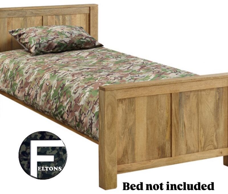 New kids single army multicam duvet set