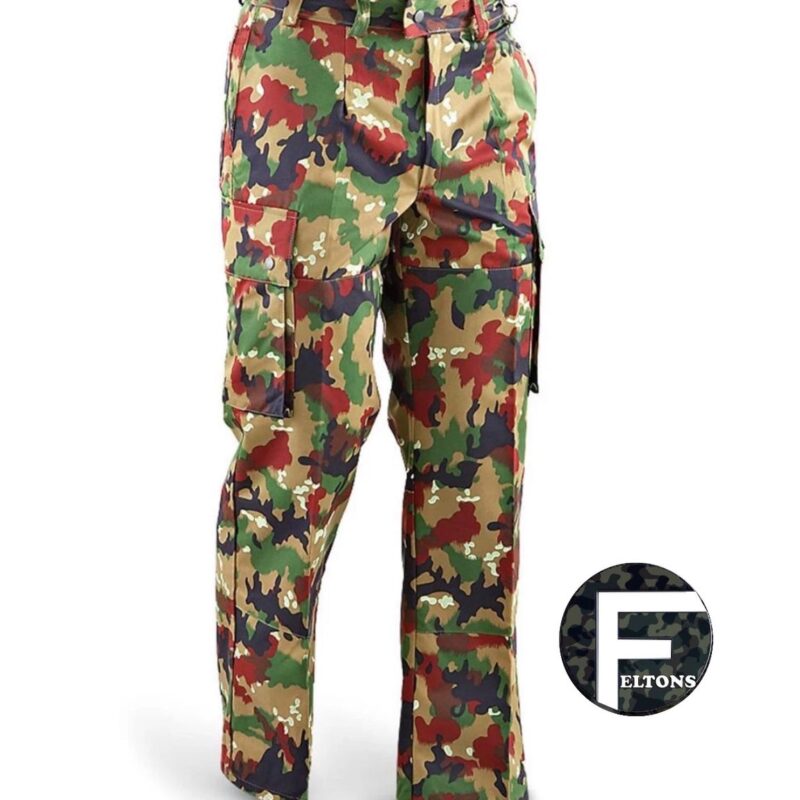 Swiss Alpenflage Combat Trousers – Genuine Swiss Military Surplus
