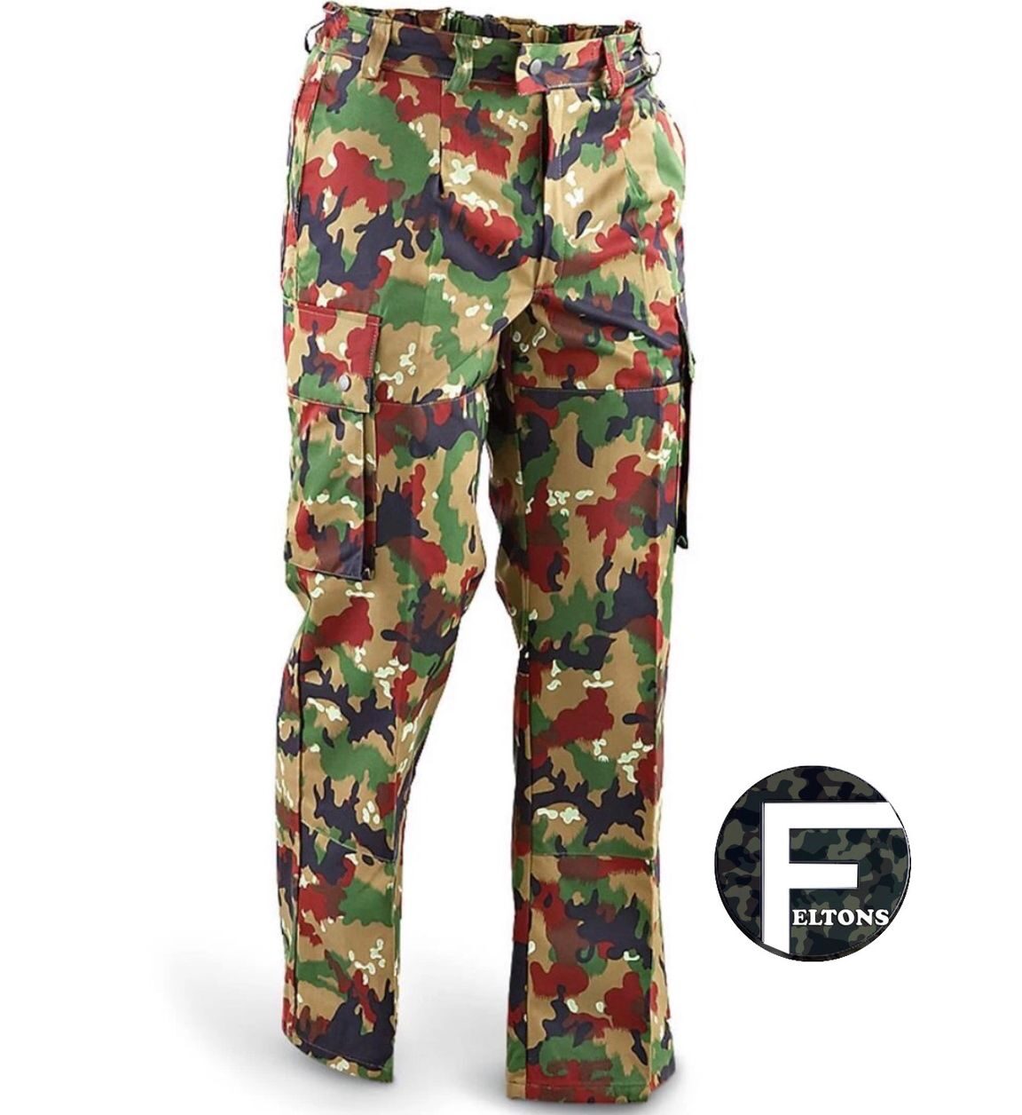 Swiss Alpenflage Combat Trousers – Genuine Swiss Military Surplus