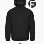 Brand new in Black Jacket with Hood (Waterproof)