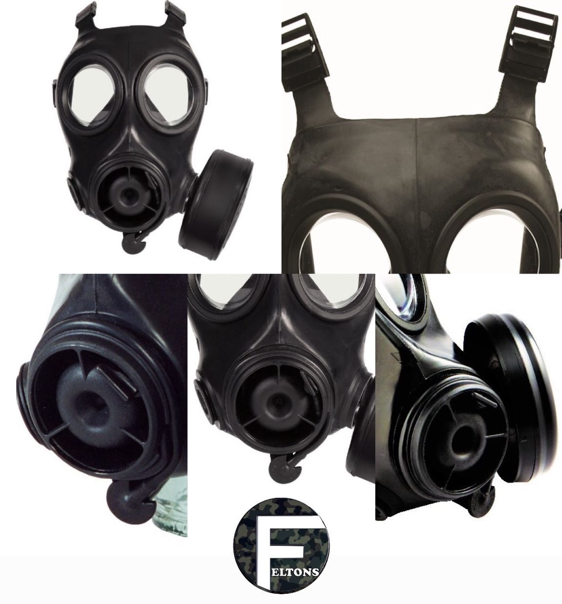 FM12 gas respirator including new filter, Tried and Trusted Worldwide