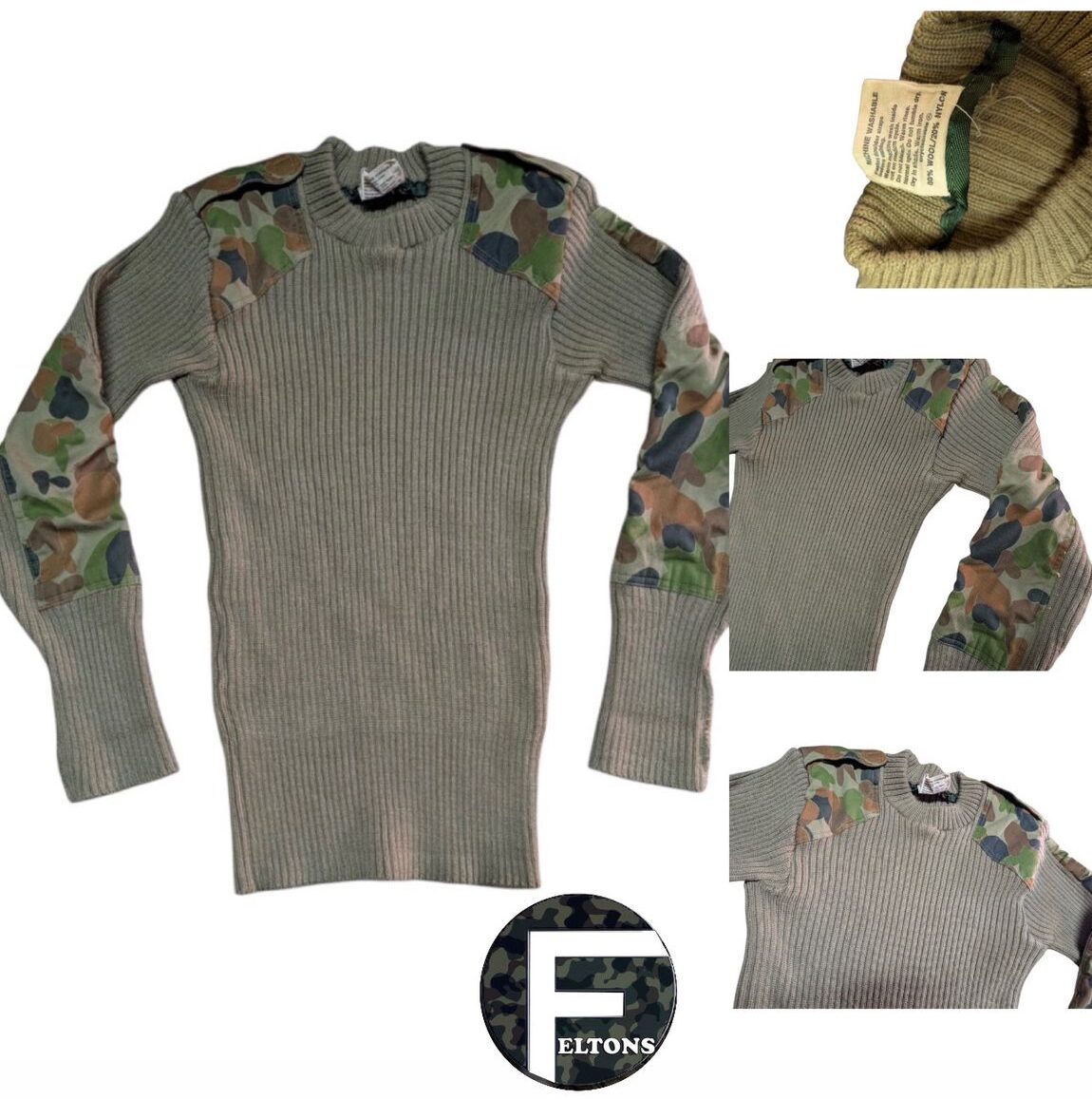 Rare Vintage Australian Army Jumpers Year: 1990s