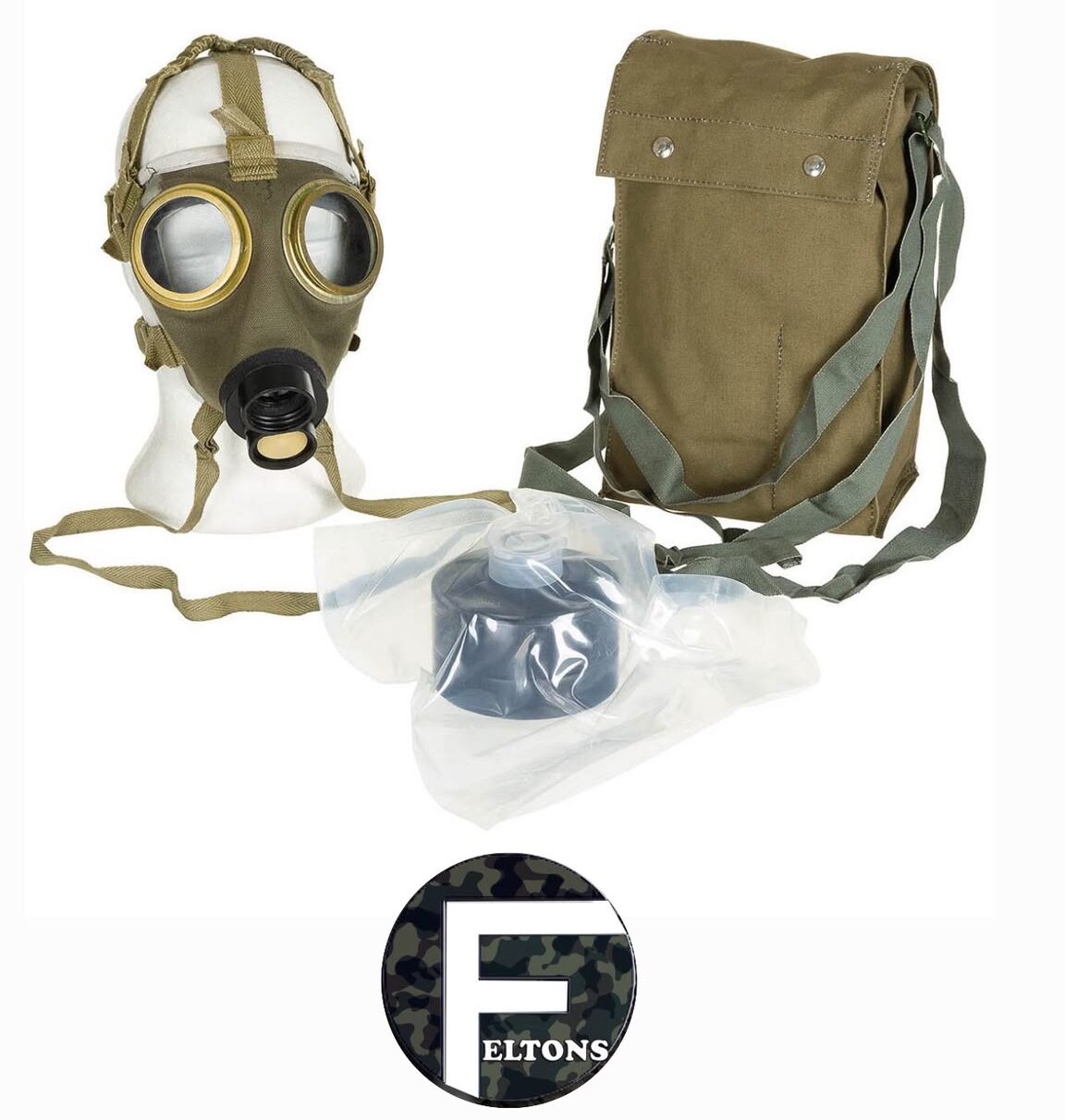 Genuine Hungarian Army Surplus M67 Gas Mask with Filter