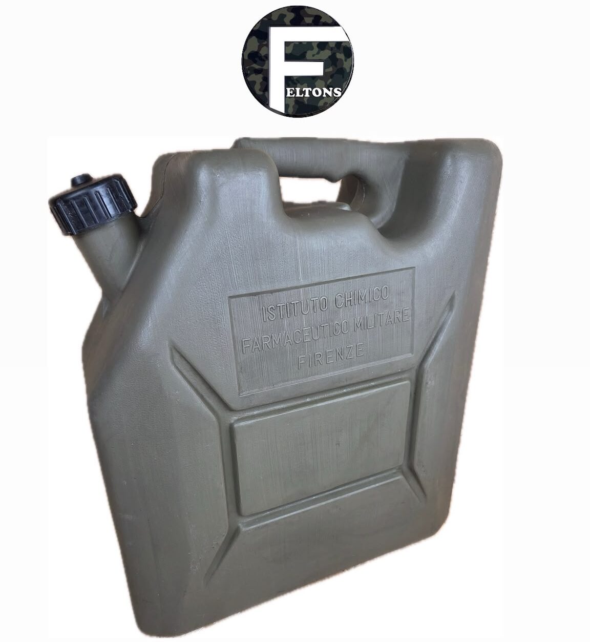 Genuine Italian Military Water Carrier - Olive Green 20 Litre