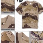 Brand New Unisex choc chip Army T-Shirts