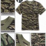 Brand New Unisex tiger stripe Army T-Shirts