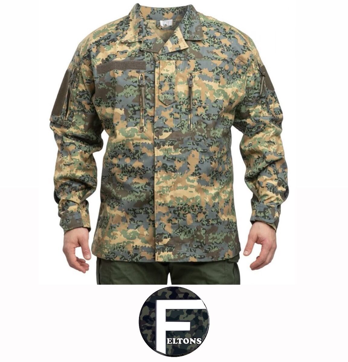 Austrian Tarnanzug camouflage field shirt