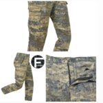 Original Austrian Military Cargo Pants Reinforced Knees Tarnanzug camo