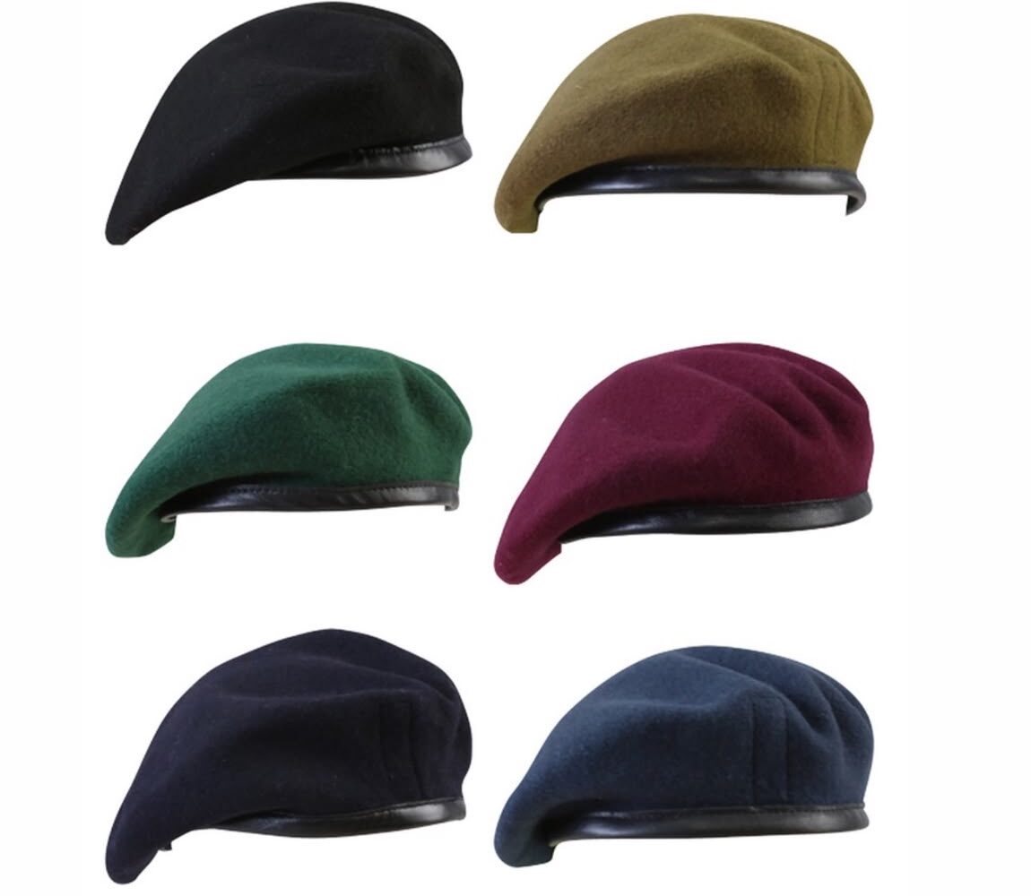 Brand new British Army berets