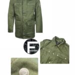 Hungarian Military Olive 1980s Green Men's Combat Jacket